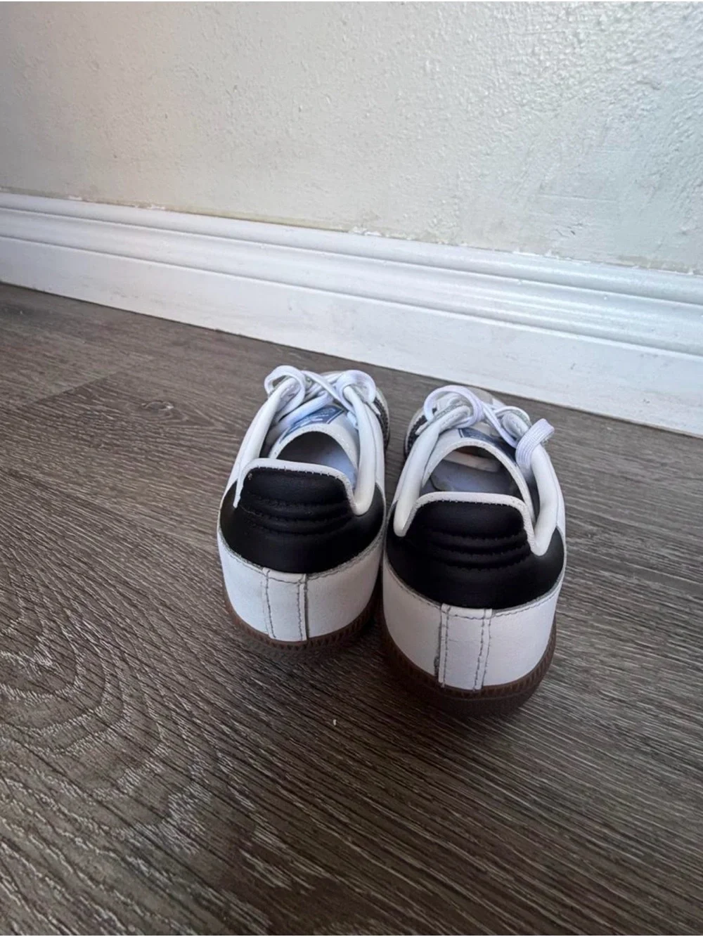 adidas White and Black Classic Low-Top Sneakers
